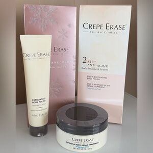 CREPE ERASE TRUFIRM COMPLEX 2-STEP BODY TREATMENT POLISH & INTENSIVE BODY REPAIR